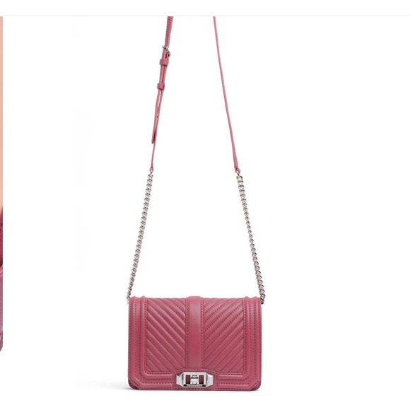 Rebecca Minkoff Small Love Crossbody Fig NWT - Picture 8 of 9